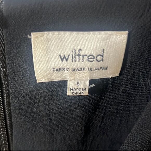 ARITZIA WILFRED‎ MONTBRUN MINI BLACK DRESS SIZE 4 - Picture 5 of 8